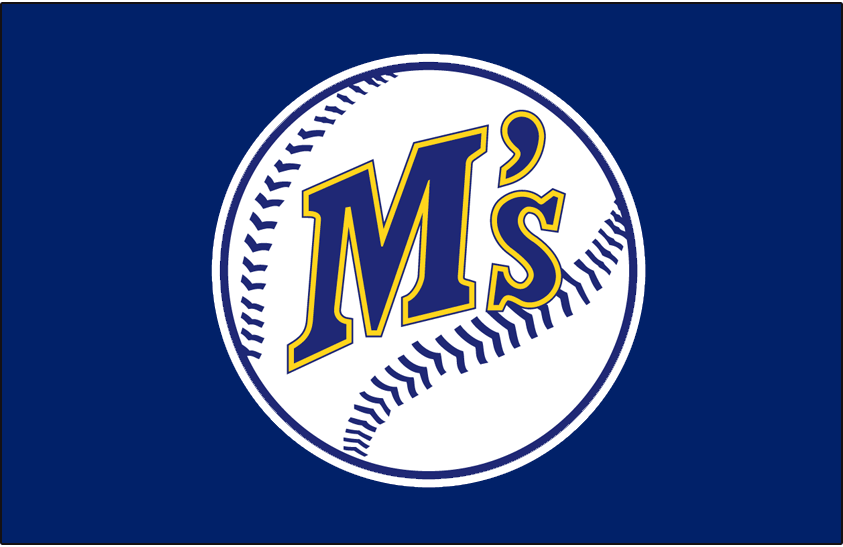 Seattle Mariners 1987-1989 Batting Practice Logo DIY iron on transfer (heat transfer)